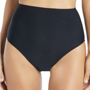 Beyond Control Women S Solid High-Waisted Bikini Bottoms Women S Swimsuit 12 NWT